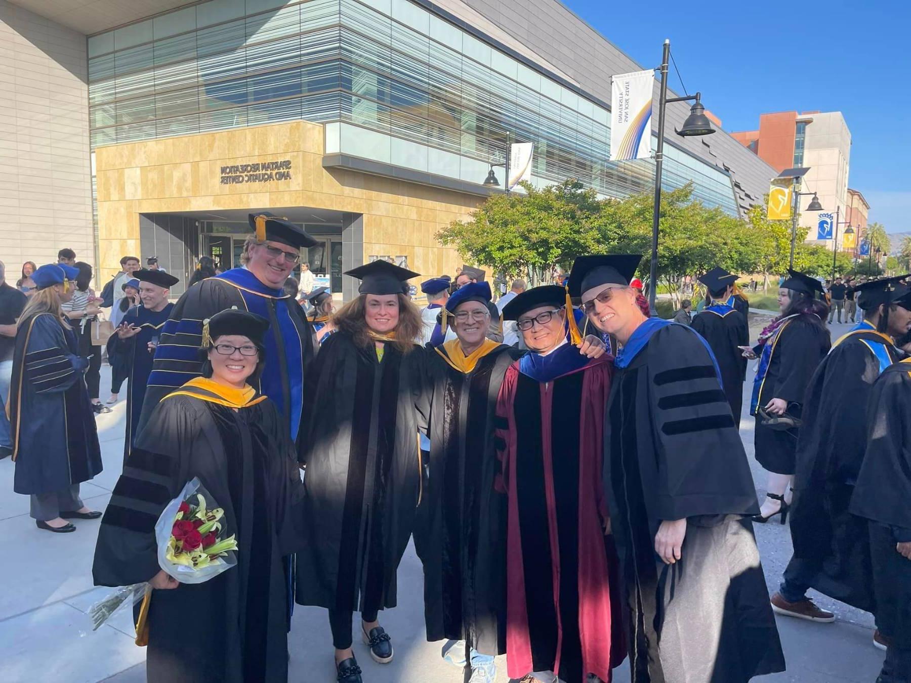 CS Faculty Attended 2023 CoS Commencement Ceremony